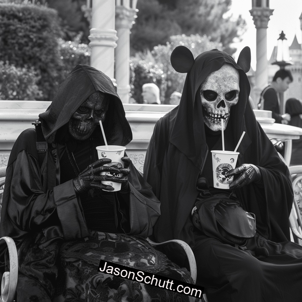 Even Death and Charon need to have Mental Health Days too.